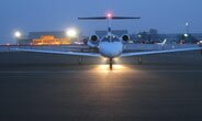Cessna CitationJet CJ3 au départ du Bourget