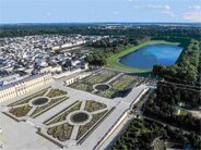 Excursion VIP en hélicoptère : Vue aérienne des jardins du Château de Versailles
