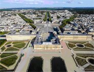 Excursion VIP en hélicoptère : Vue aérienne du Château de Versailles