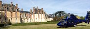 Excursion VIP en hélicoptère : Parc zoologique du Château de Thoiry 