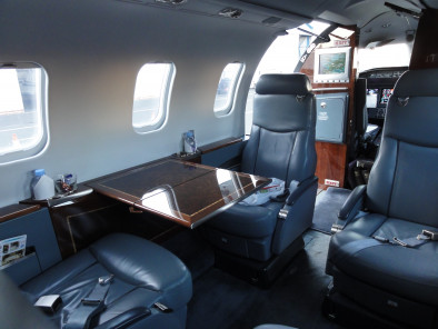 Bombardier learjet 45 interior, avion jet privé